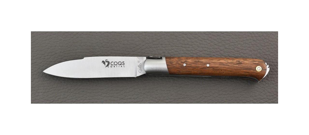 Couteau le 5 Coqs Padouk fabriqué en France