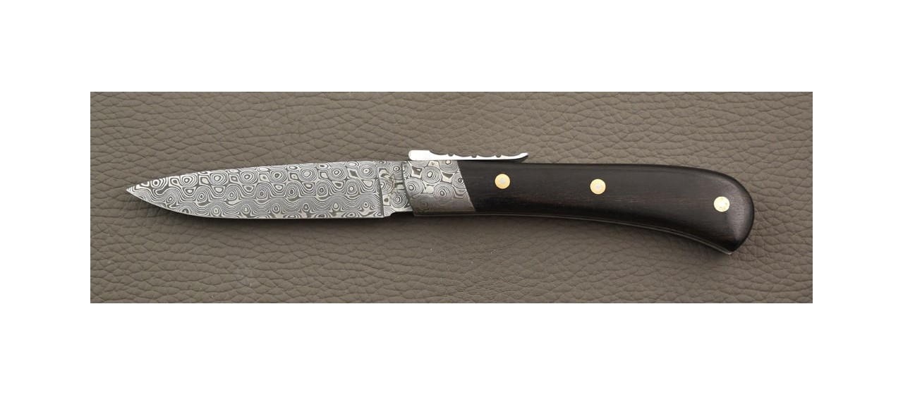 Corsican handmade knife and damascus blade