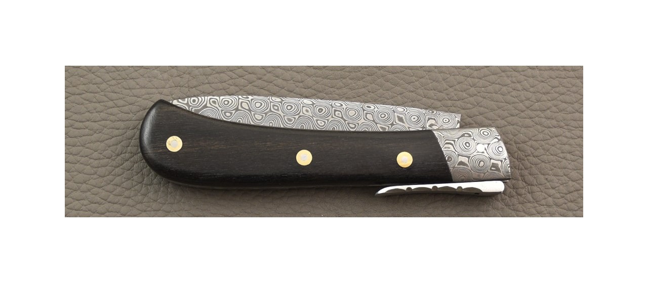 Corsican handmade knife and damascus blade