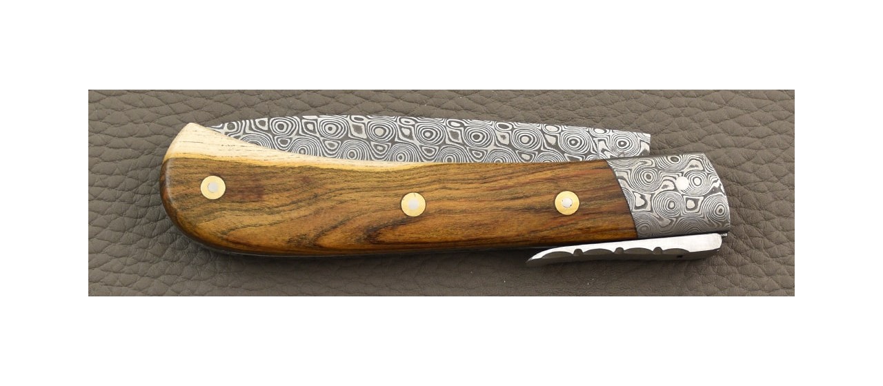 Corsican handmade knife and damascus blade