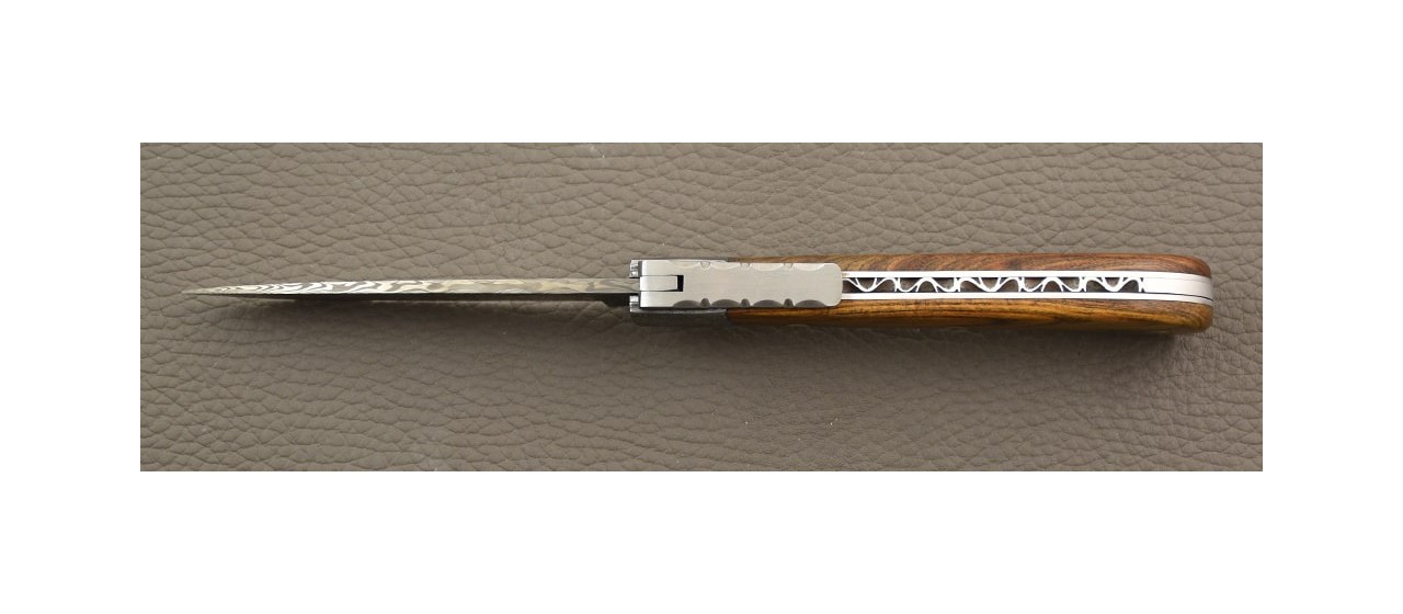Corsican handmade knife and damascus blade