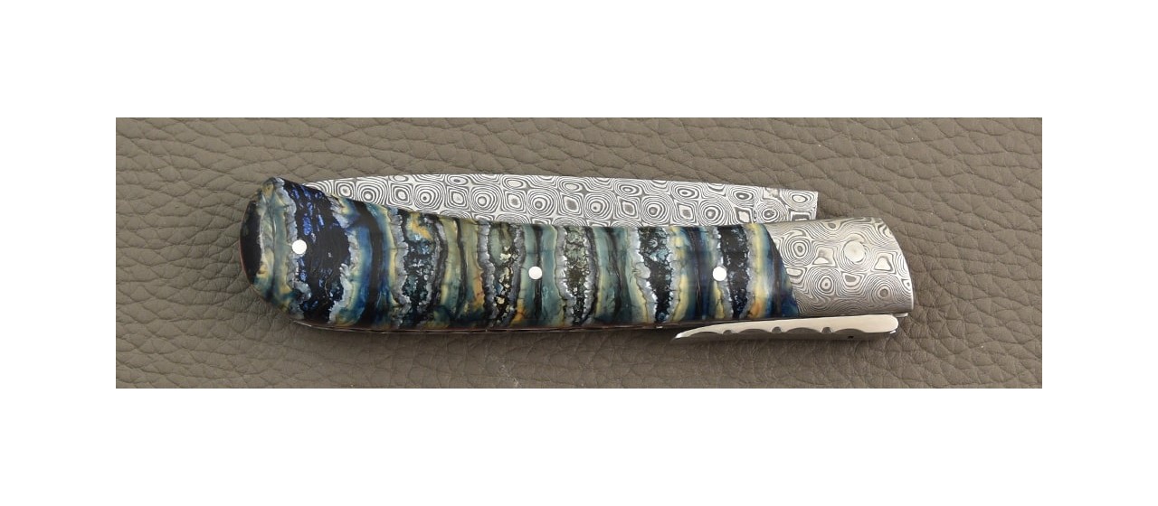 Corsican L' Antò Damascus Range Blue Molar Tooth of Mammoth