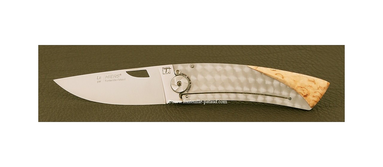 Le Thiers Knife Craft Range Curly birch