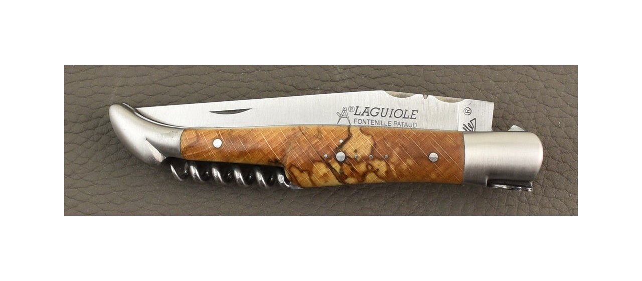 Laguiole Picnic knife Classic Range Stabilized beech made in France