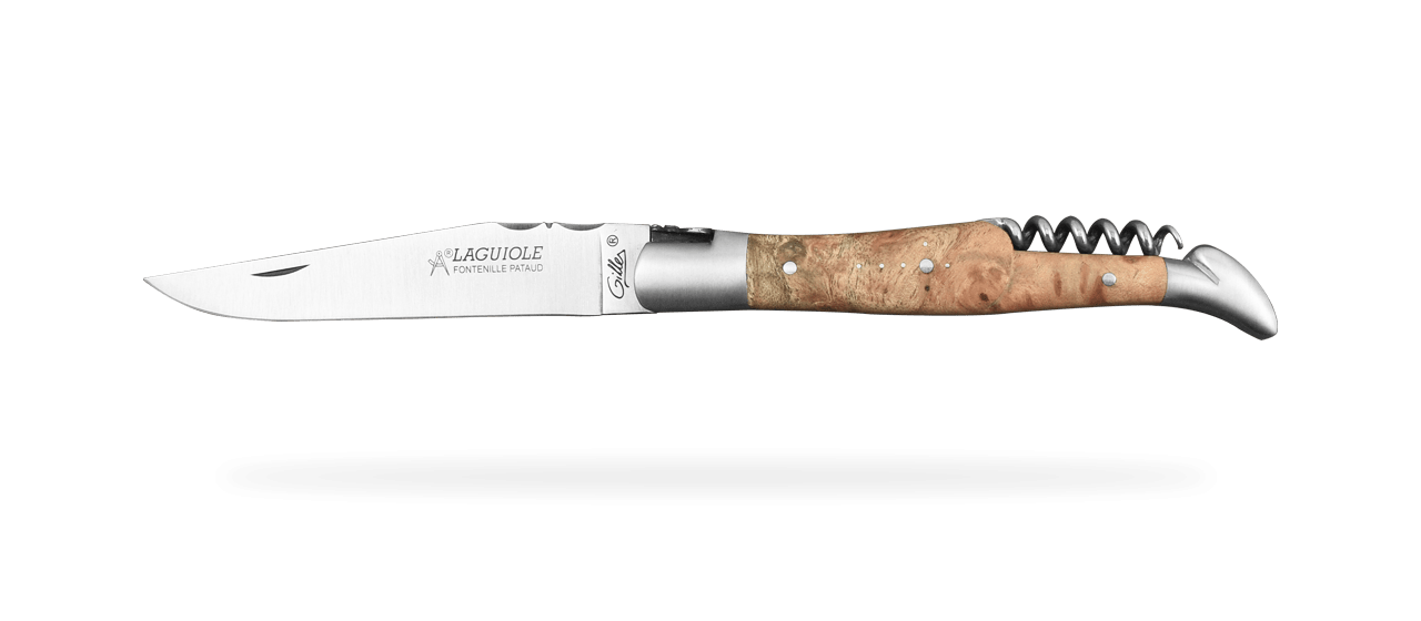 Couteau Laguiole Traditionnel 12 cm avec Tire-Bouchon