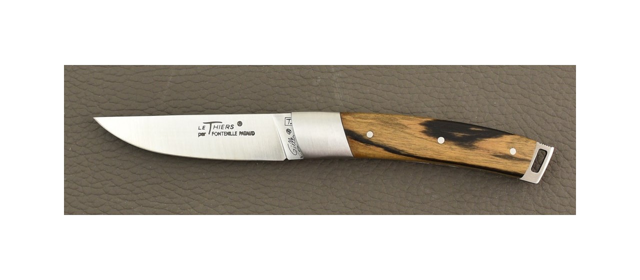 Le Thiers® Pocket knife with a Royal ebony handle