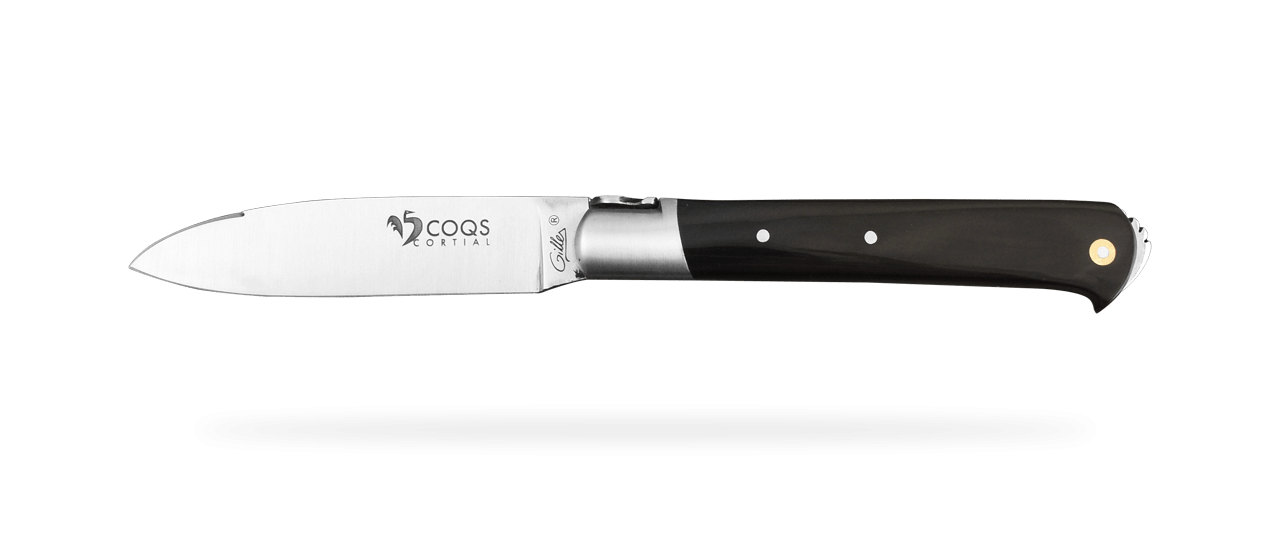 5 Coqs knife Classic Range Black Horn Tip