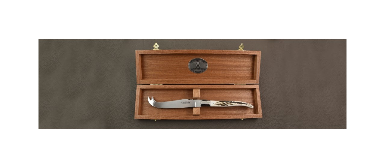 Laguiole Cheese Knife Stag