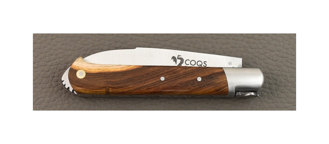 5 Coqs knife Classic Range Pistachio wood