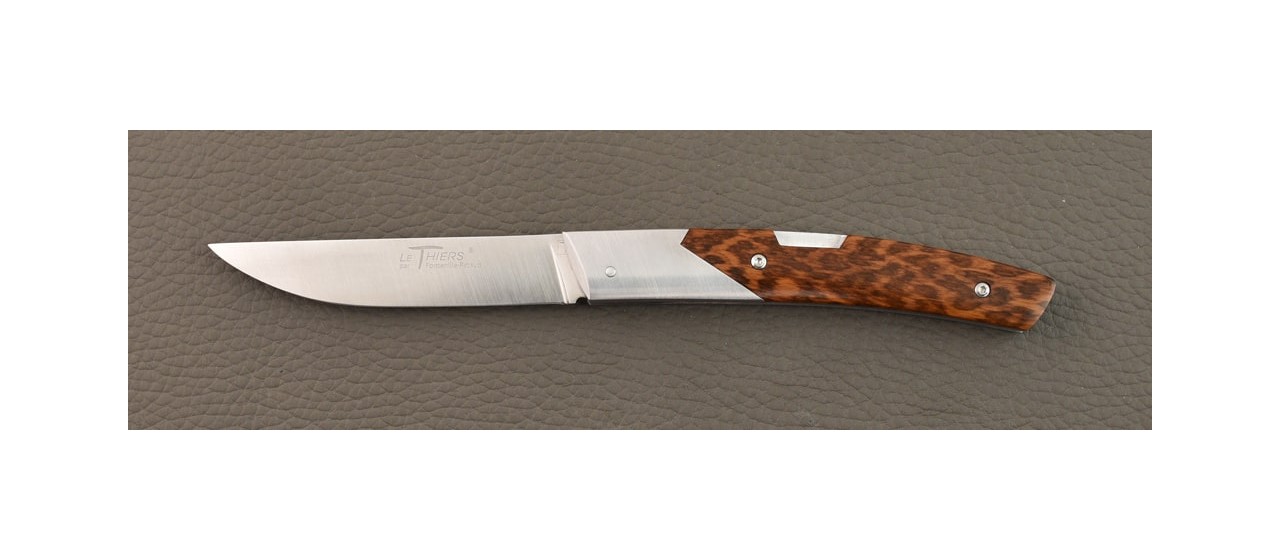 Le Thiers® Advance knife Amourette handle and RWL34 steel blade made in France by Fontenille Pataud