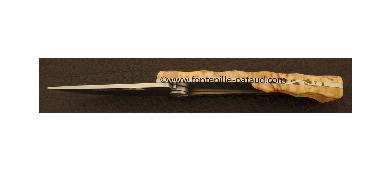 Le Thiers Knife Bamboo Range Curly birch