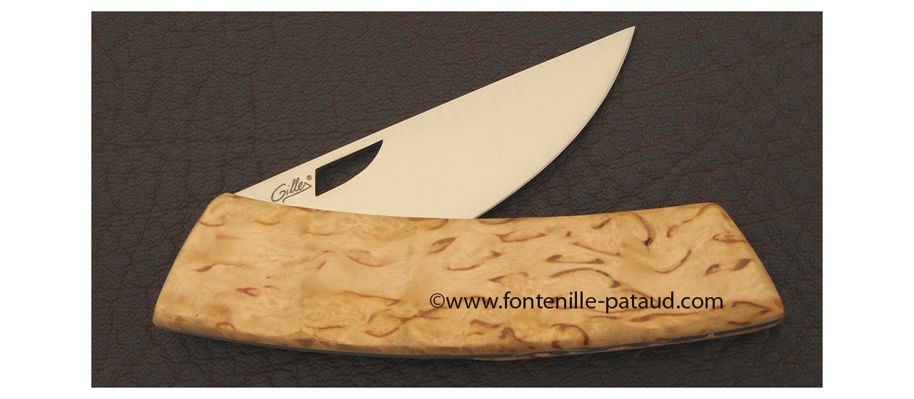 Le Thiers Knife Bamboo Range Curly birch