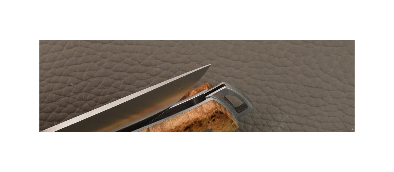 Le Thiers® Nature Full handle Stabilized poplar burl