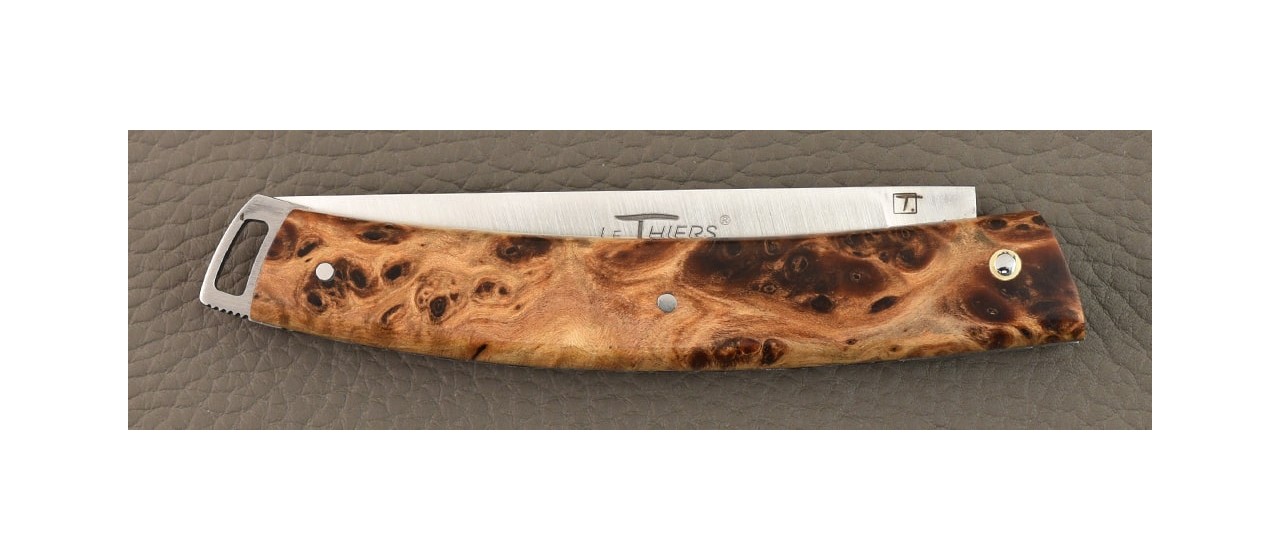 Le Thiers® Nature Full handle Stabilized poplar burl