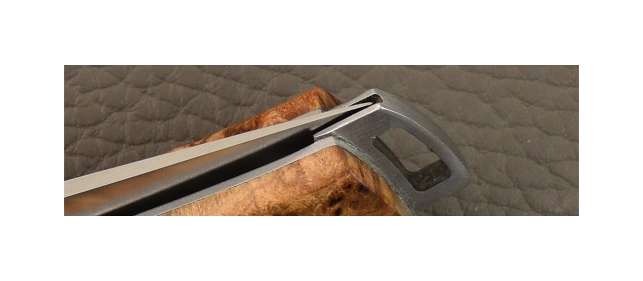 Le Thiers® Nature Full handle Stabilized poplar burl