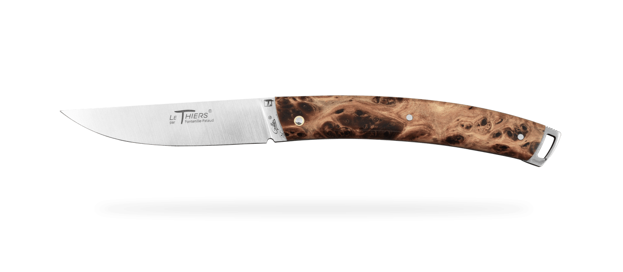 Le Thiers® Nature Full handle Stabilized poplar burl