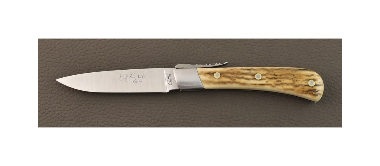 L' Antò Classic Range Brown fossilized Mammoth knife