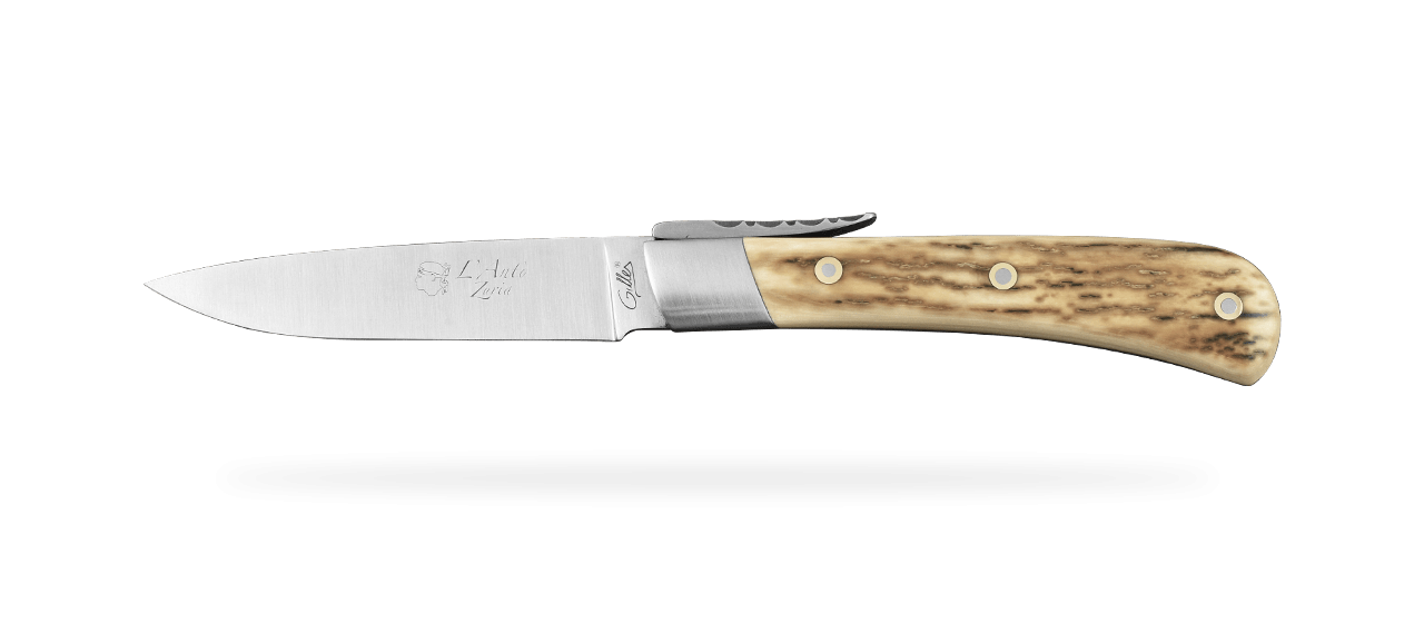 L' Antò Classic Range Brown fossilized Mammoth knife