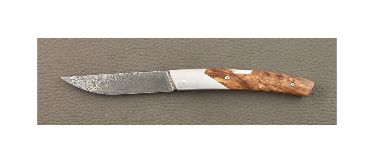 Le Thiers® Advance Damascus Stabilized Maple