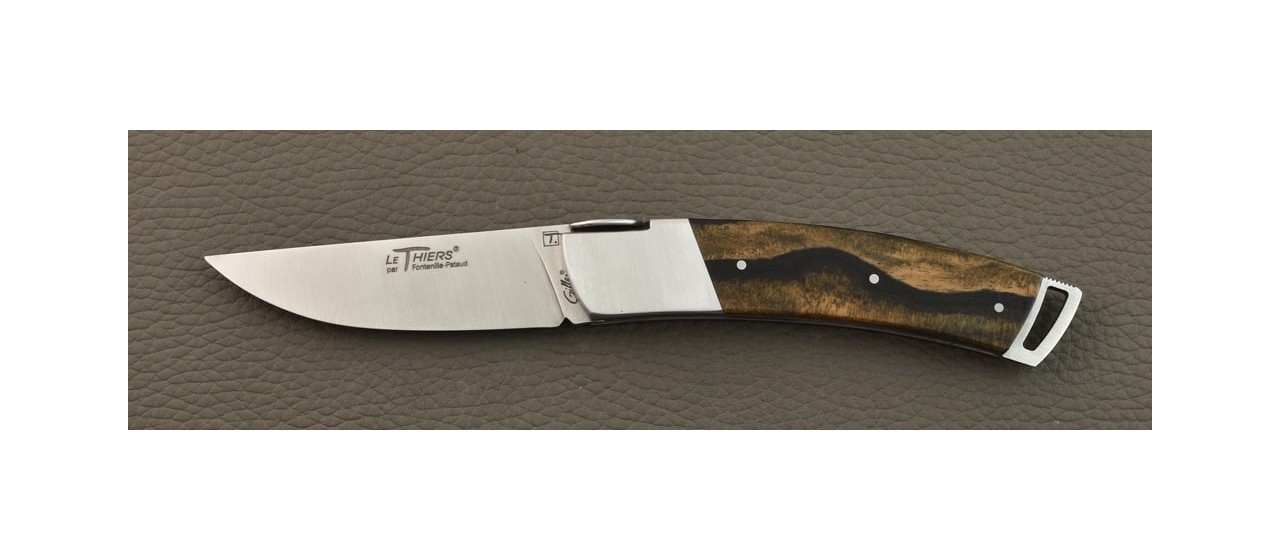 Le Thiers® Gentleman Marbled ebony knife