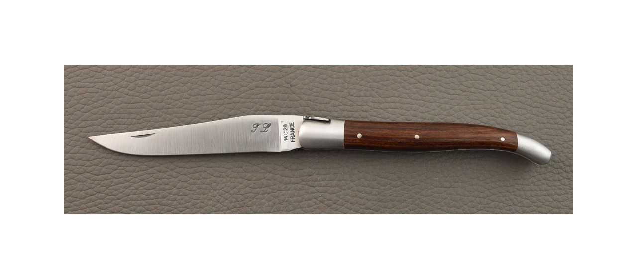 Laguiole 12cm Ironwood knife by Jérôme Latreille
