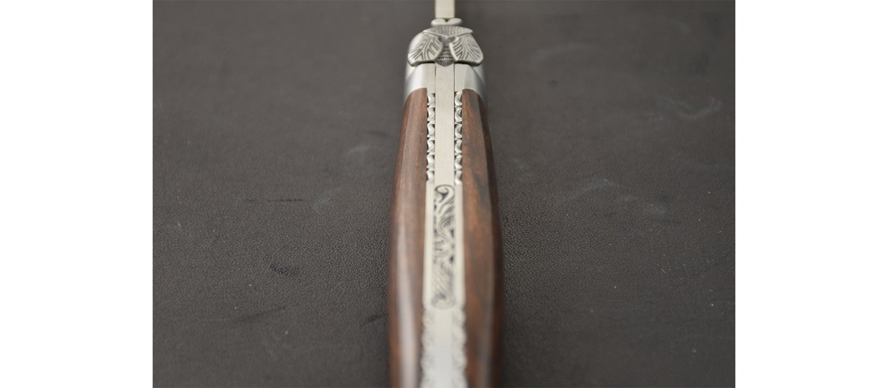 Laguiole 12cm Ironwood knife by Jérôme Latreille