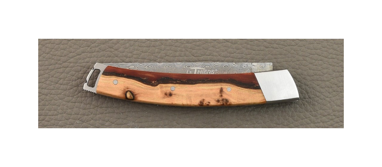 Le Thiers® Nature Damascus Hybrid Juniper burl