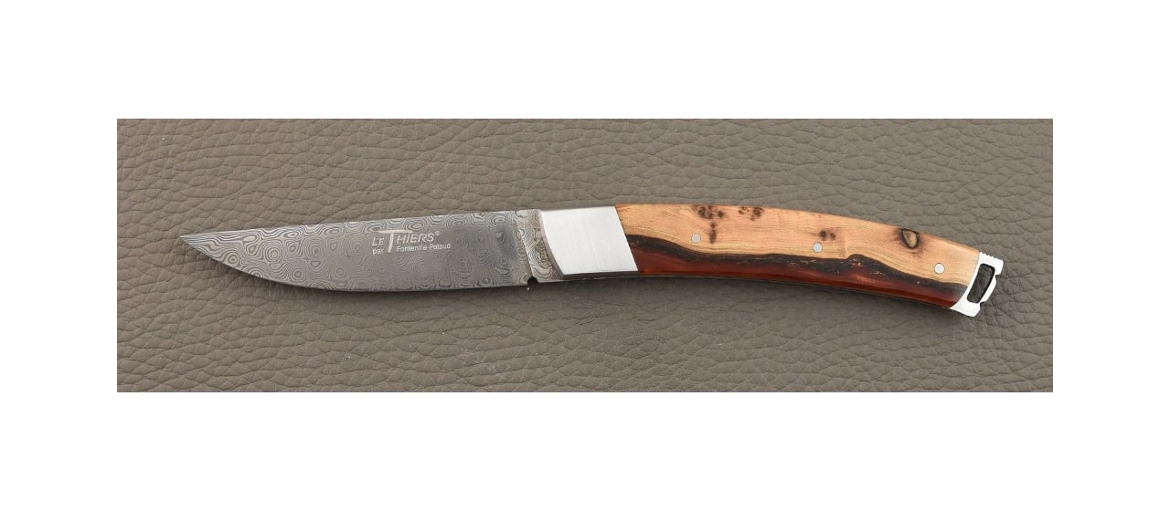 Le Thiers® Nature Damascus Hybrid Juniper burl