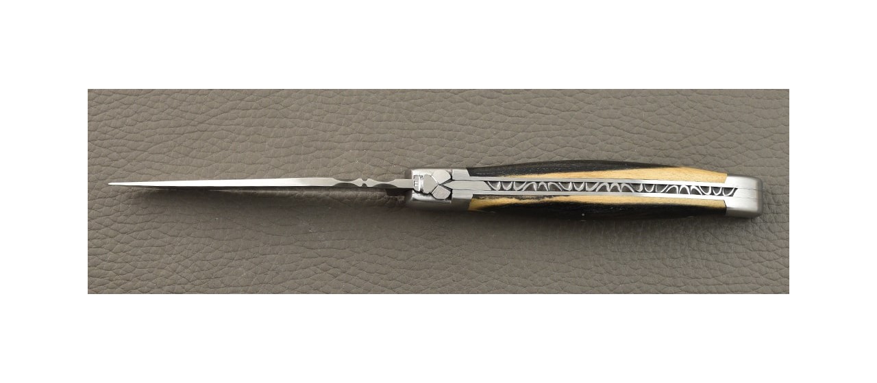 Laguiole Traditionnel 12 cm Classique Ébène royal