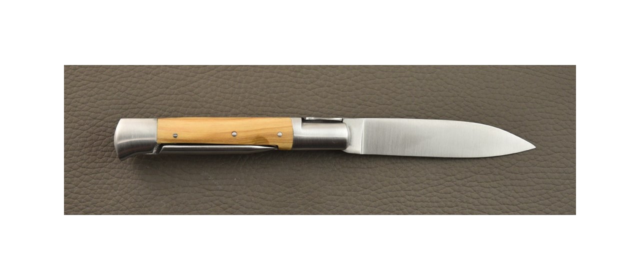 Issoire shepherd's knife & awl Olivewood