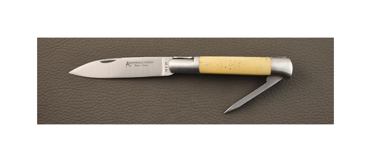 Issoire shepherd's knife & awl Boxwood
