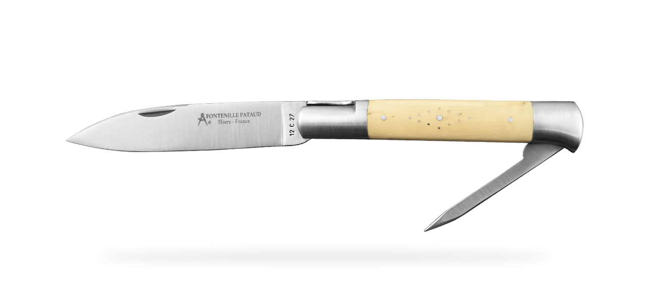 Issoire shepherd's knife & awl Boxwood