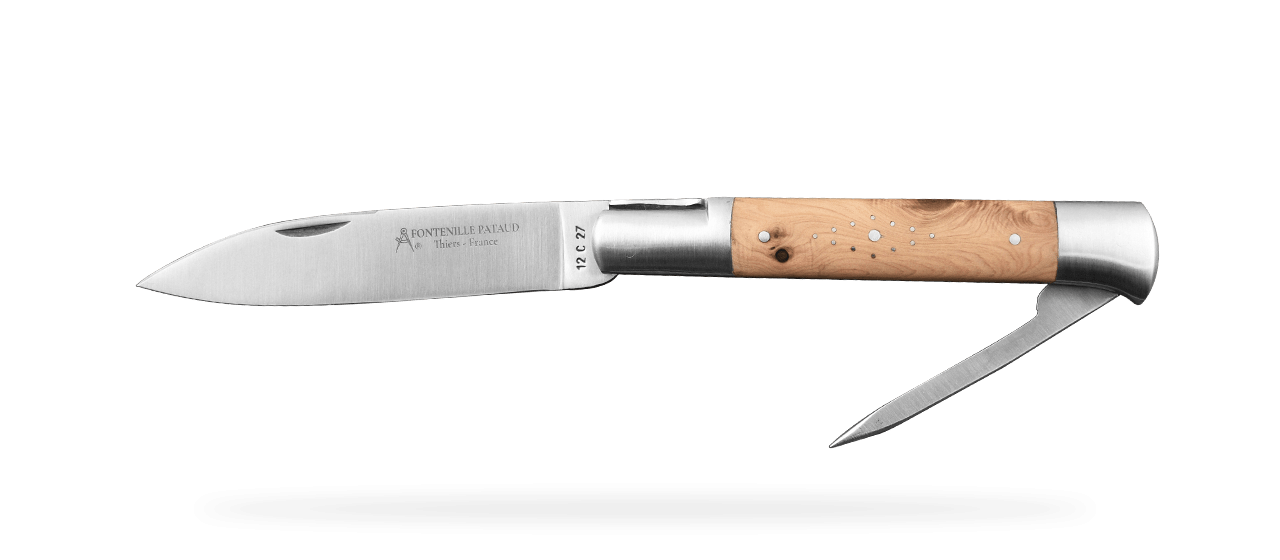 Issoire shepherd's knife & awl Juniper