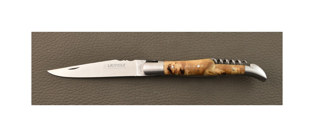 Laguiole Picnic Classic Range Stabilized poplar burl