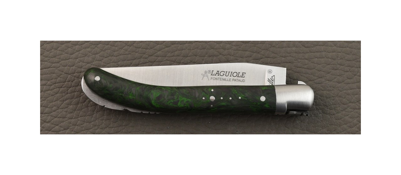 Laguiole Le Pocket Classic Range Green Dark Matter