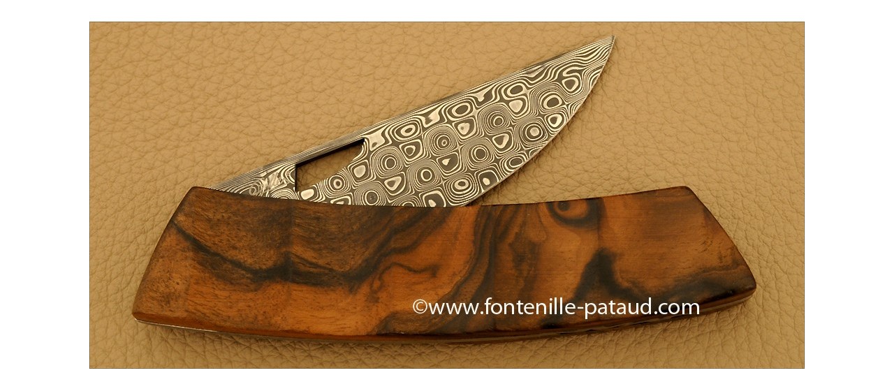 Le Thiers Knife Damascus Range Walnut