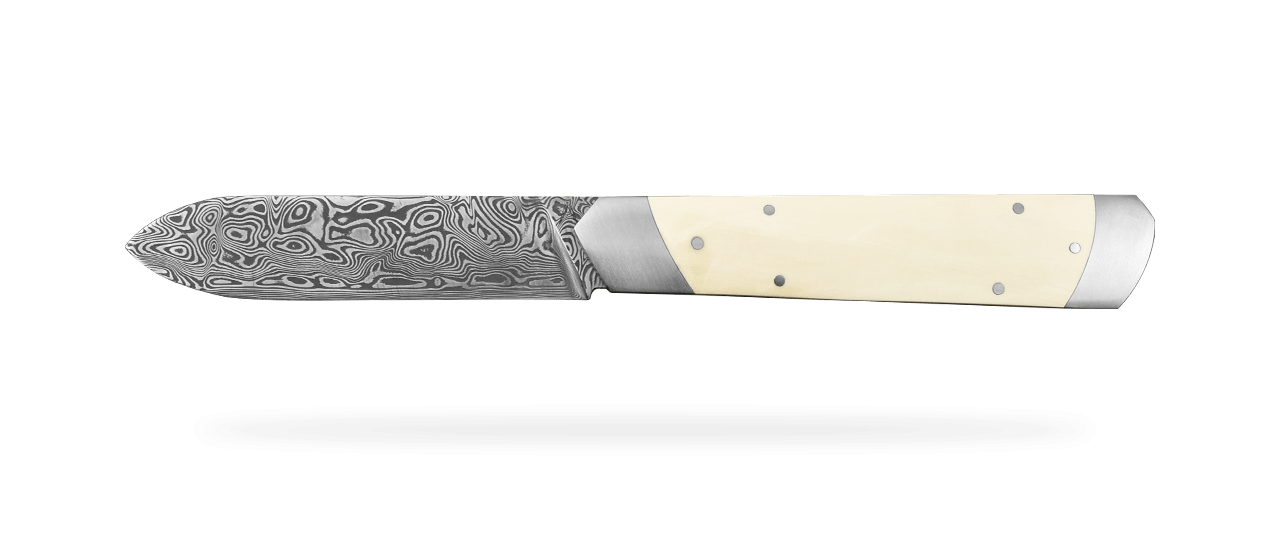 Le Pradel Damascus Stabilized White Mammoth ivory
