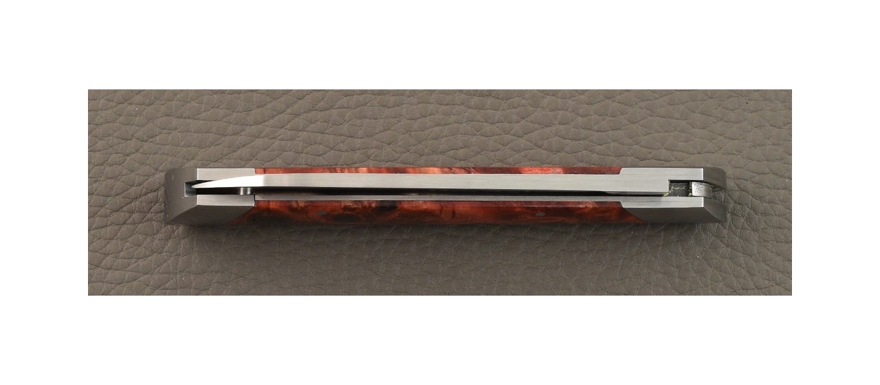 Le Pradel Stabilized red poplar burl