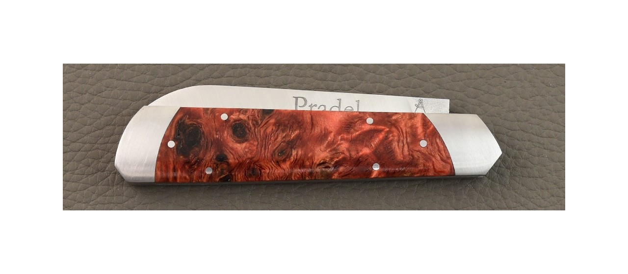 Le Pradel Stabilized red poplar burl