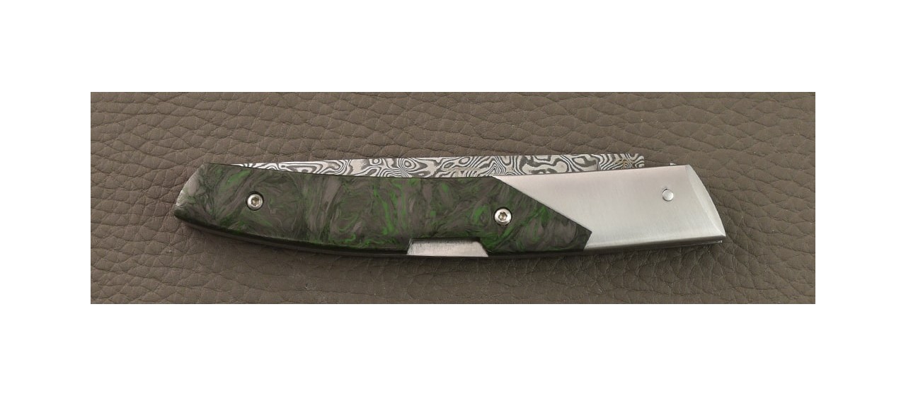 Le Thiers® Advance Damascus Green Dark Matter