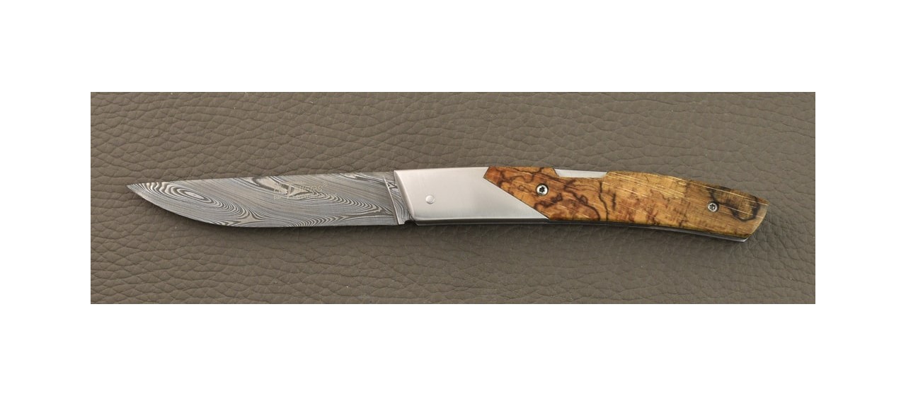 Le Thiers® Advance Damascus Stabilized beech