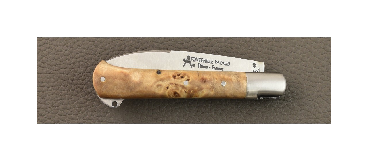 Yssingeaux Shepherd's Knife Classic Range Stabilized poplar burl