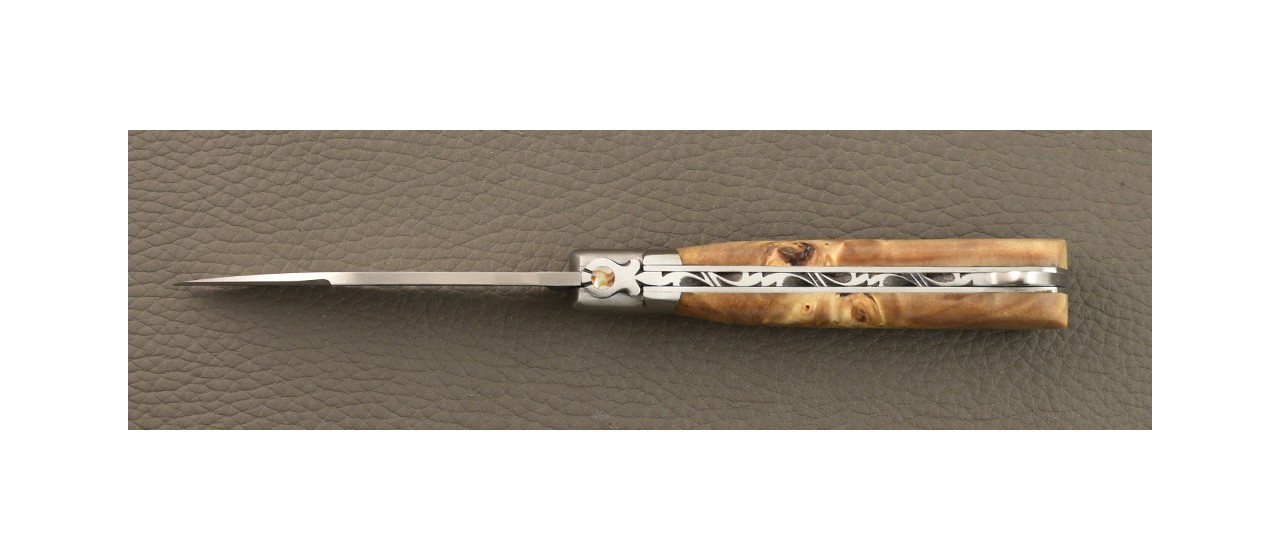 Yssingeaux Shepherd's Knife Classic Range Stabilized poplar burl