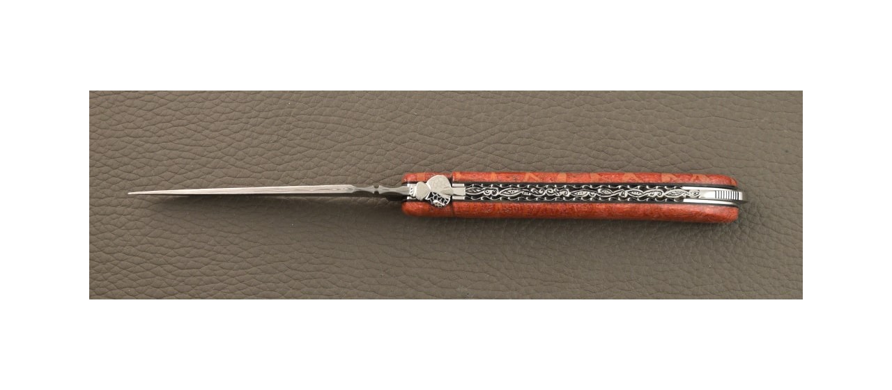 Laguiole Nature Damascus Range Full handle Red Coral