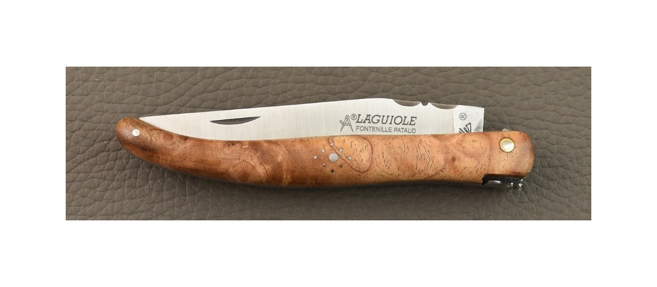 Laguiole Traditional 12 cm Old School Amboyna burl