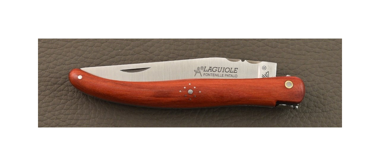 Laguiole Traditionnel 12 cm "Old school" Bois de Rose