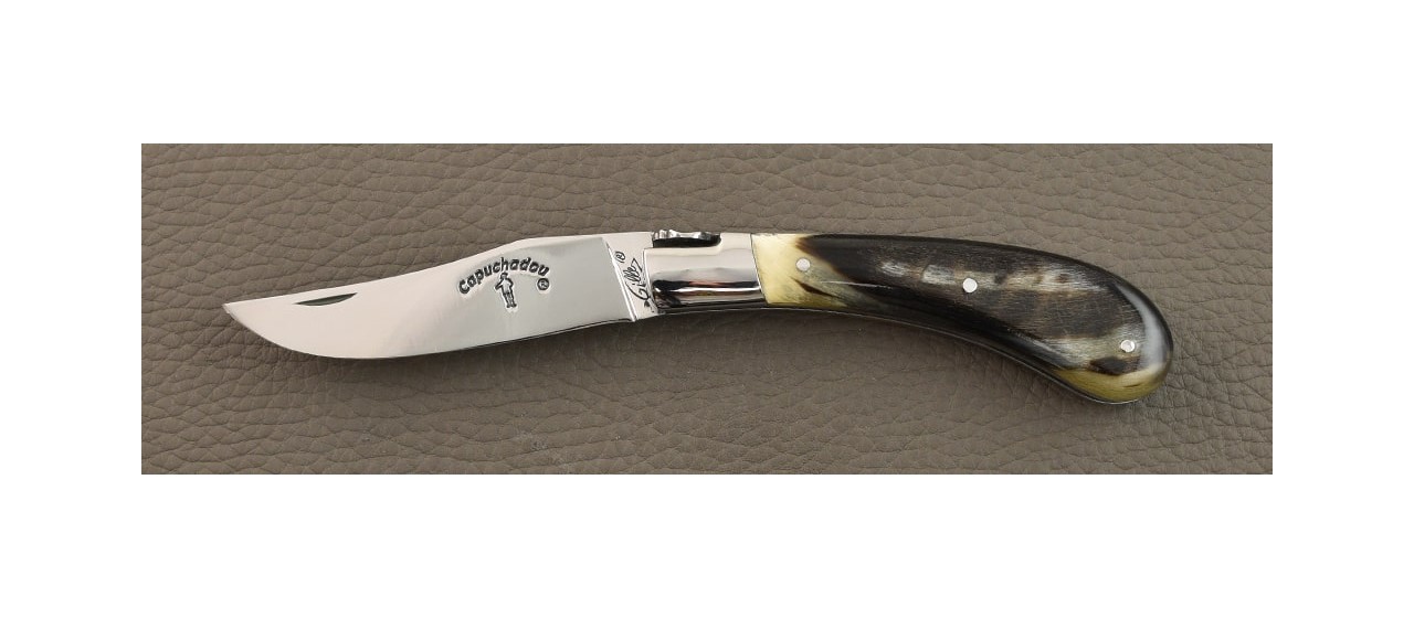 Le Capuchadou® 10 cm, Corne de bélier noire