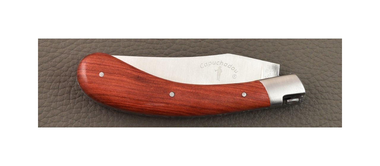 "Le Capuchadou®" 12 cm handmade knife, rosewood