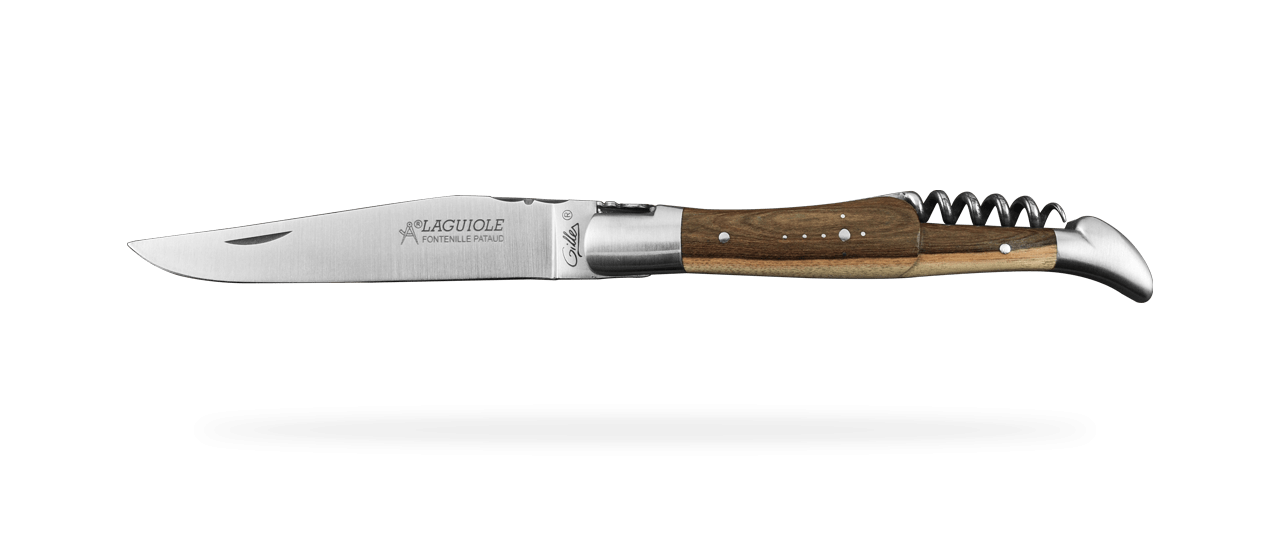 Laguiole Traditionnel 12 cm Classique avec Tire-Bouchon Pistachier