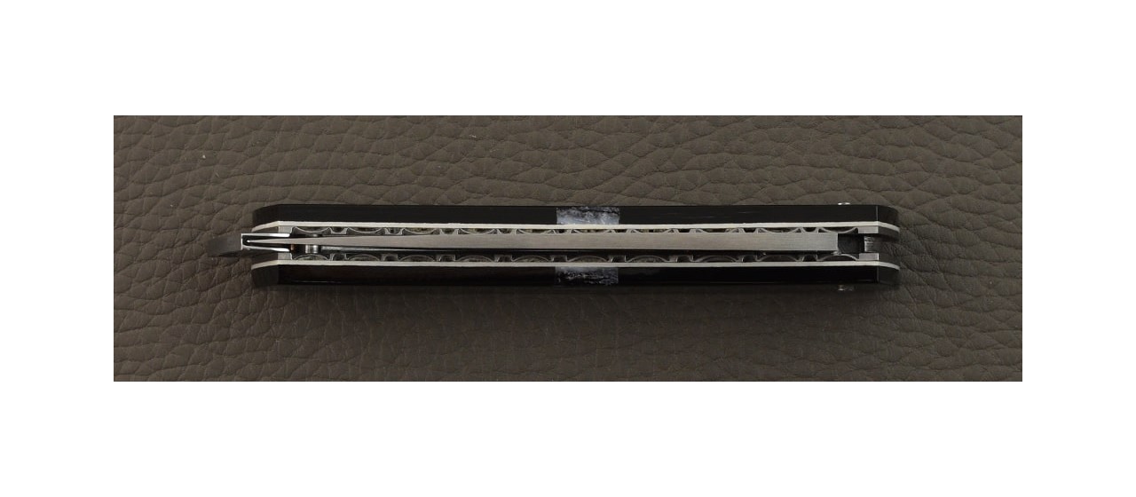 Le Thiers® Nature Corne Noire et Molaire de mammouth bleu